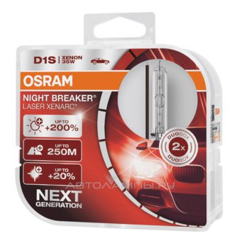 D1S 85V-35W (PK32d-2)  4500K Xenarc Night Breaker Laser (2.) (Osram) 66140XNL-HCB