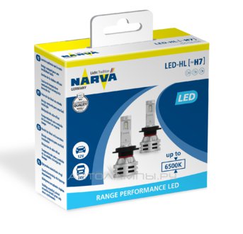 Narva H7 6500K Range Performance LED