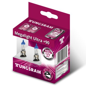 Tungsram HB3 Megalight Ultra +90%