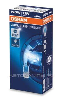 Osram W5W T10 Cool Blue Intense