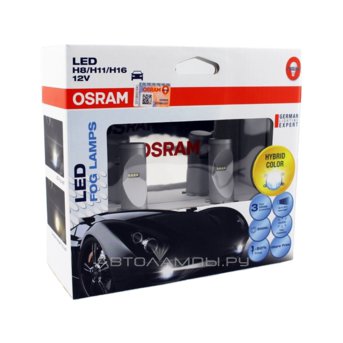 Osram H11/H8/H16 6000K LEDriving FOG